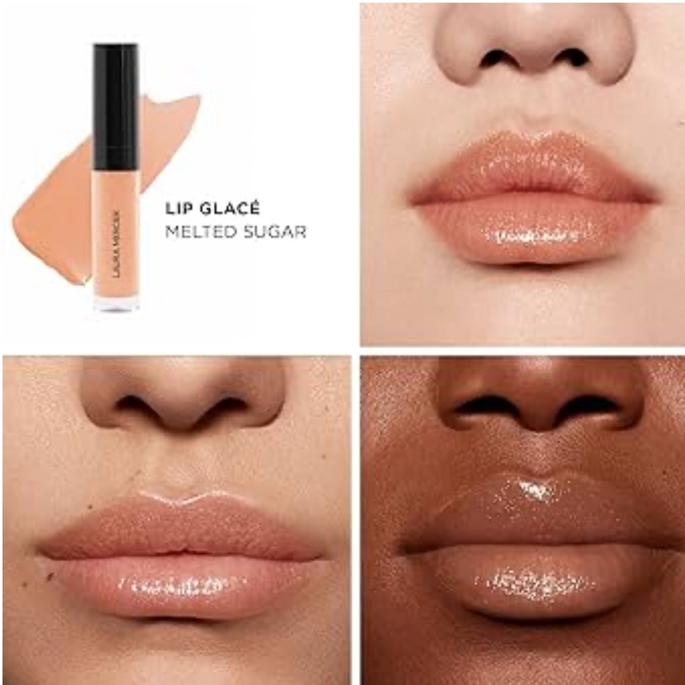 🌙♣️Melted Sugar Laura Mercier Lip Glacé Discontinued - Picture 1 of 12